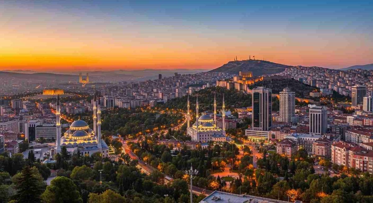 Ankara city skyline