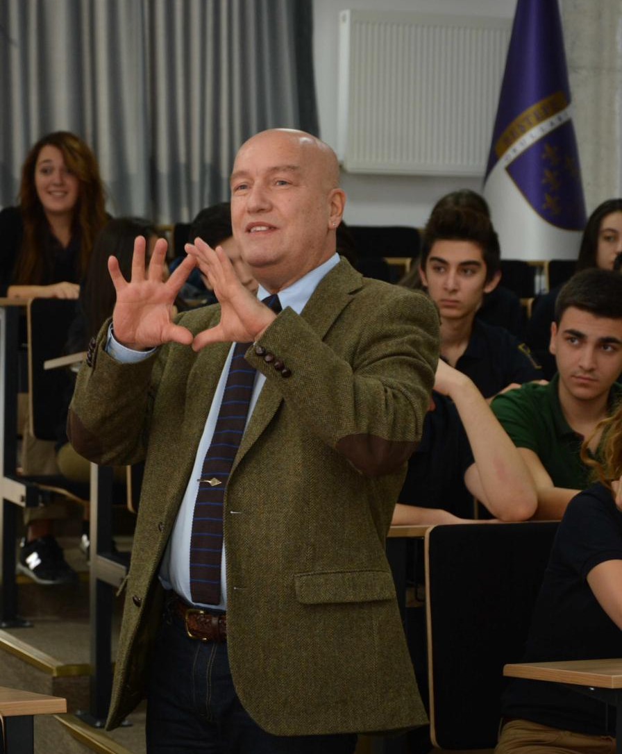 Professor Semih Keskil teaching